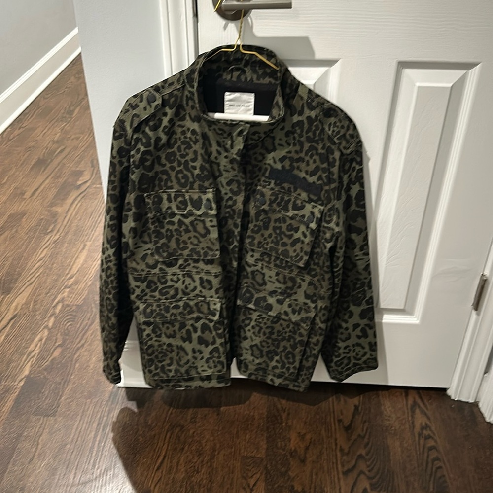 Avec Les Filles Cotton Canvas Cargo Jacket